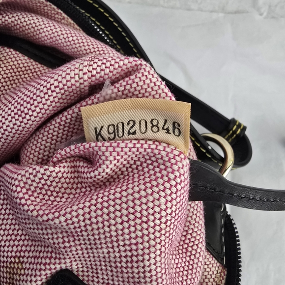 Dooney & Bourke Navy Green Plaid Tartan Bag Purse & Authentic paper - Picture 10 of 13